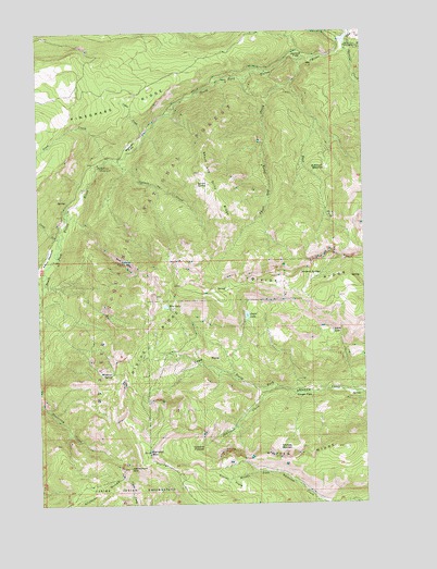 Darland Mountain, WA USGS Topographic Map