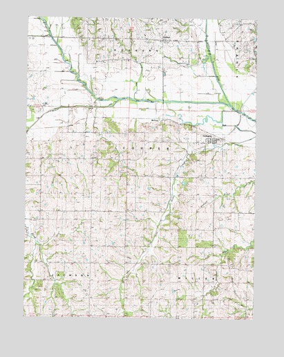 Darlington, MO USGS Topographic Map