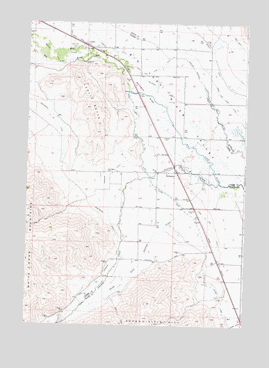 Darlington, ID USGS Topographic Map