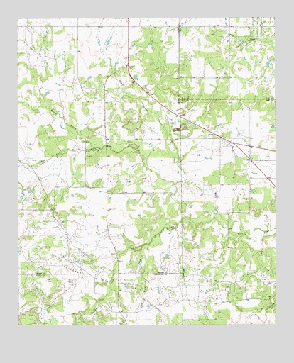 Darnell Branch, TX USGS Topographic Map