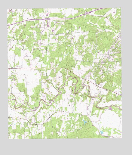 Darst Creek, TX USGS Topographic Map