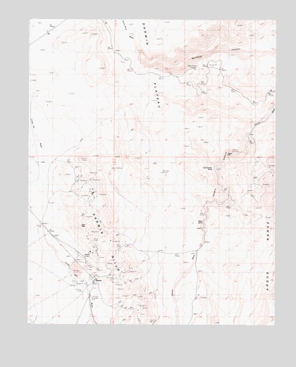 Darwin, CA USGS Topographic Map
