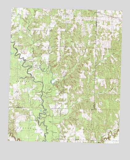 Darwin, OK USGS Topographic Map