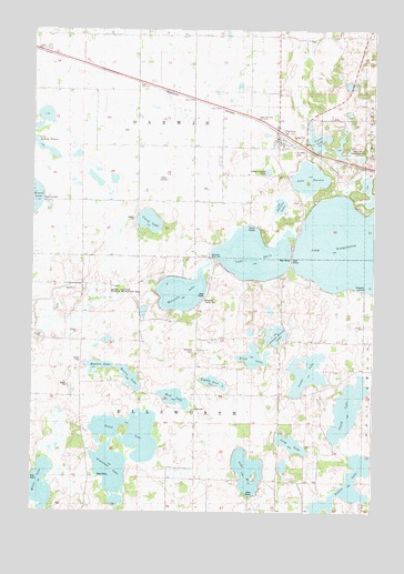 Darwin, MN USGS Topographic Map
