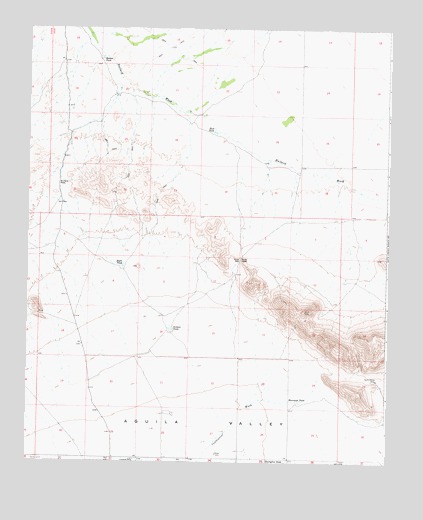 Date Creek Ranch SW, AZ USGS Topographic Map