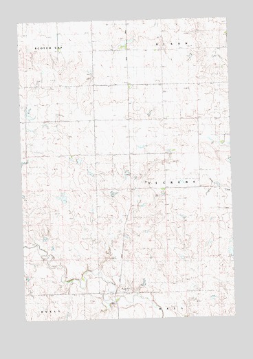 Date NE, SD USGS Topographic Map