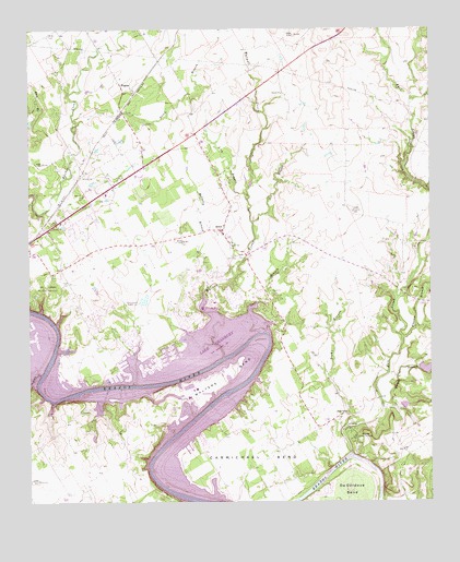Acton, TX USGS Topographic Map