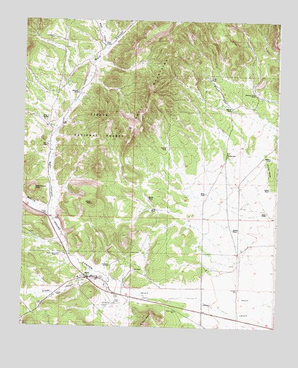 Datil, NM USGS Topographic Map