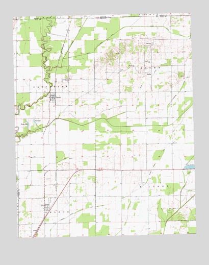 Datto, AR USGS Topographic Map