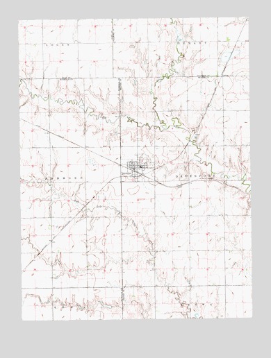 Davenport, NE USGS Topographic Map