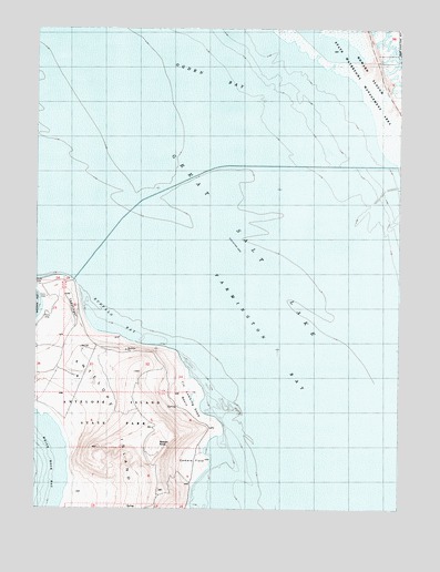 Antelope Island North, UT USGS Topographic Map