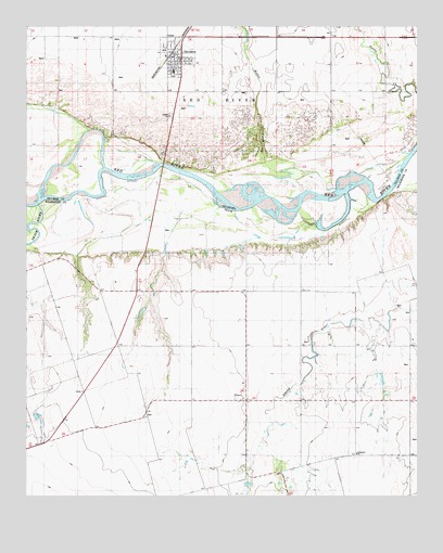 Davidson, OK USGS Topographic Map