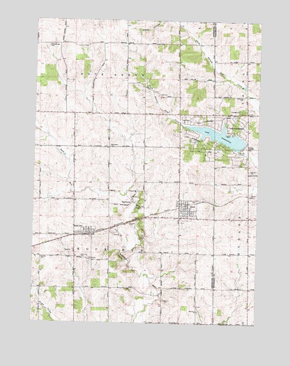 Davis, IL USGS Topographic Map
