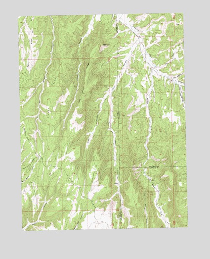Davis Canyon, CO USGS Topographic Map