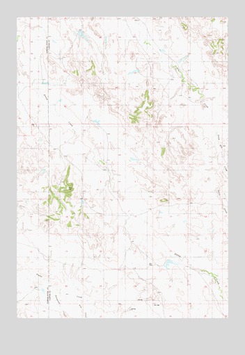 Davis Creek West, MT USGS Topographic Map