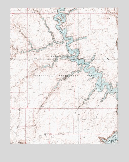 Davis Gulch, UT USGS Topographic Map