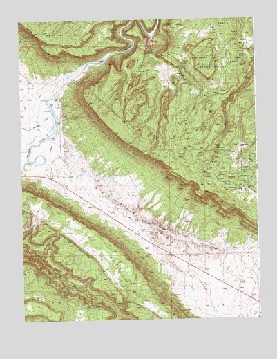 Davis Mesa, CO USGS Topographic Map