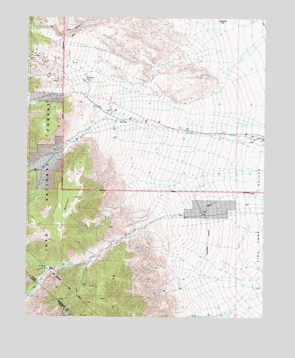 Davis Mountain, NV USGS Topographic Map