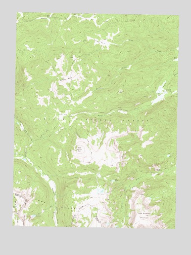 Davis Peak, CO USGS Topographic Map