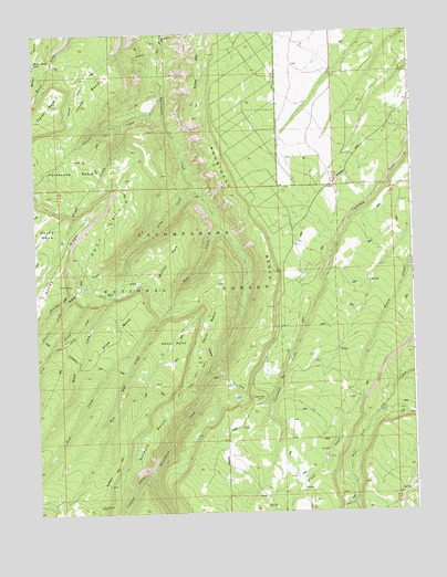 Davis Point, CO USGS Topographic Map
