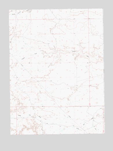 Antelope Knoll NE, WY USGS Topographic Map
