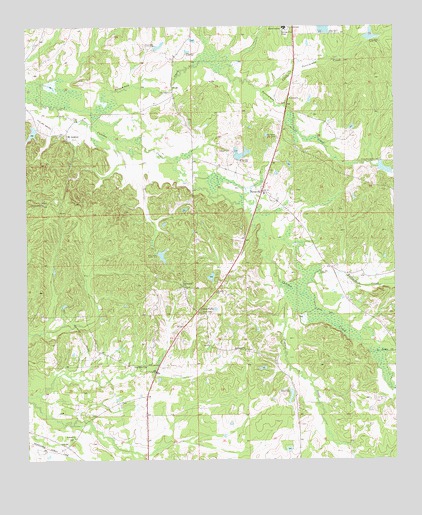 Davisville, AL USGS Topographic Map