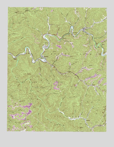 Davy, WV USGS Topographic Map
