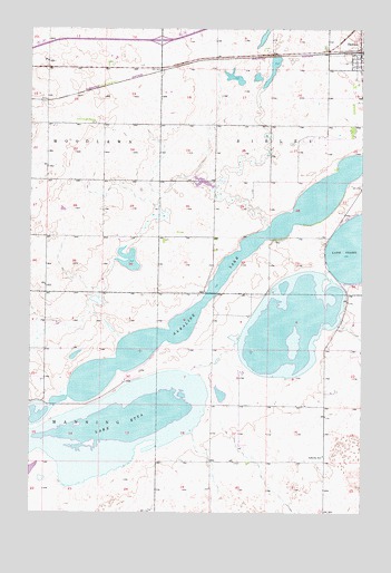 Dawson, ND USGS Topographic Map