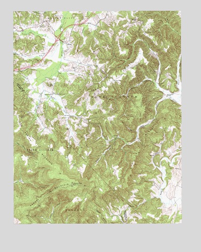 Dawson, WV USGS Topographic Map