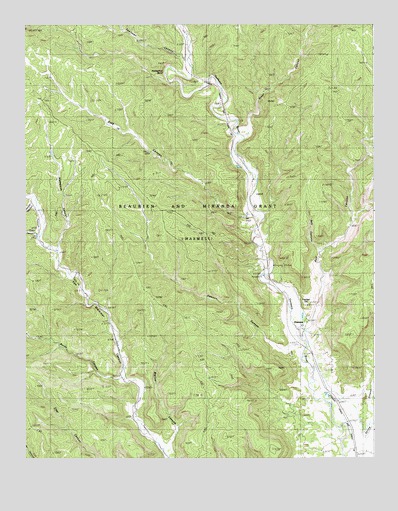 Dawson, NM USGS Topographic Map