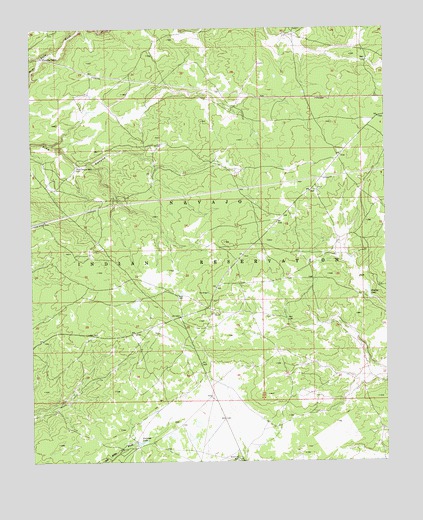 Antelope Lake, AZ USGS Topographic Map