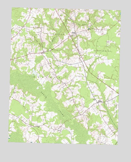 Dawson Crossroads, NC USGS Topographic Map