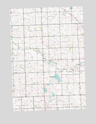 Dawson NW, MN USGS Topographic Map