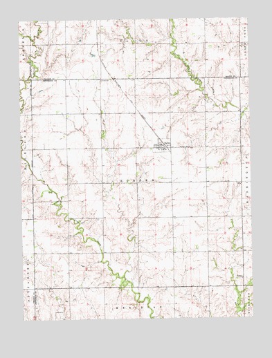Daykin, NE USGS Topographic Map