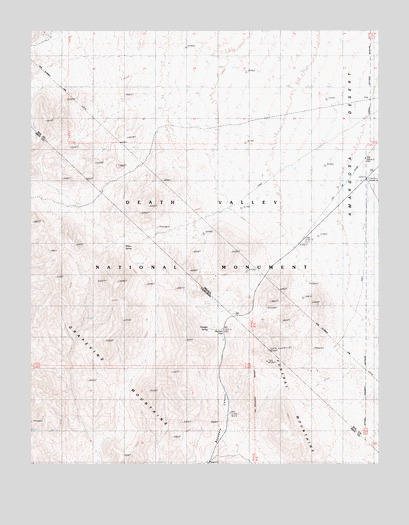 Daylight Pass, CA USGS Topographic Map