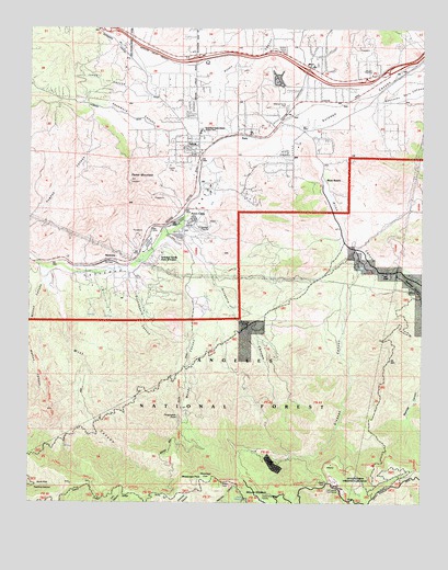 Acton, CA USGS Topographic Map