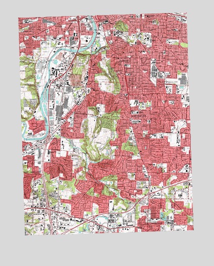 Dayton South, OH USGS Topographic Map