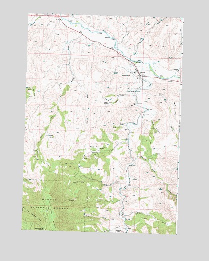Dayville, OR USGS Topographic Map
