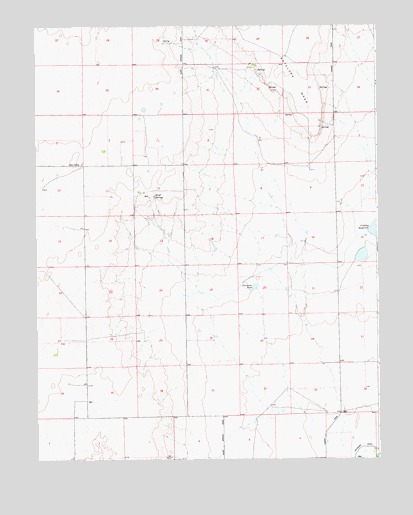 Antelope Mesa, CO USGS Topographic Map