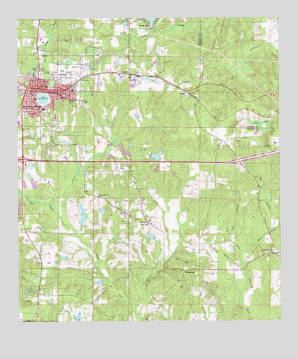 De Funiak Springs East, FL USGS Topographic Map