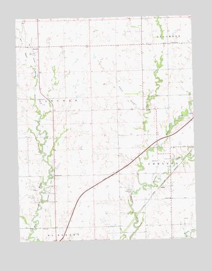 De Graff, KS USGS Topographic Map