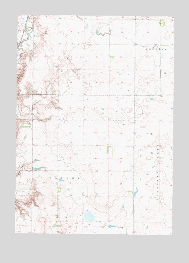 De Grey NW, SD USGS Topographic Map