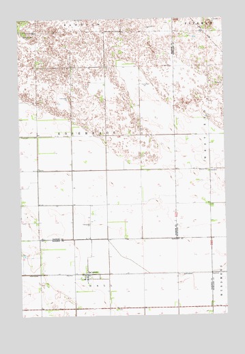 De Lamere, ND USGS Topographic Map