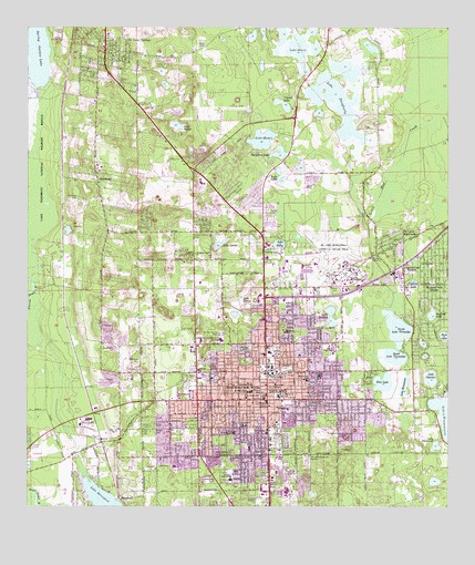 De Land, FL USGS Topographic Map