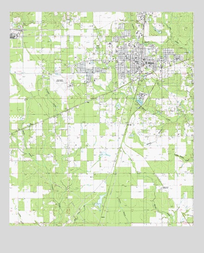 DeRidder, LA USGS Topographic Map