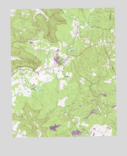 De Rossett, TN USGS Topographic Map