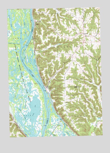 De Soto, WI USGS Topographic Map