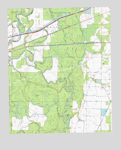 De Valls Bluff SE, AR USGS Topographic Map