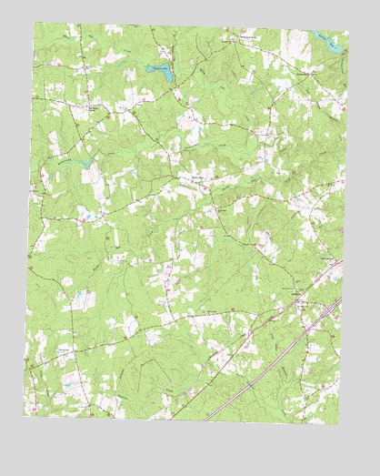 DeWitt, VA USGS Topographic Map