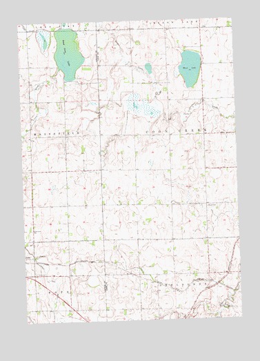 Dead Coon Lake, MN USGS Topographic Map